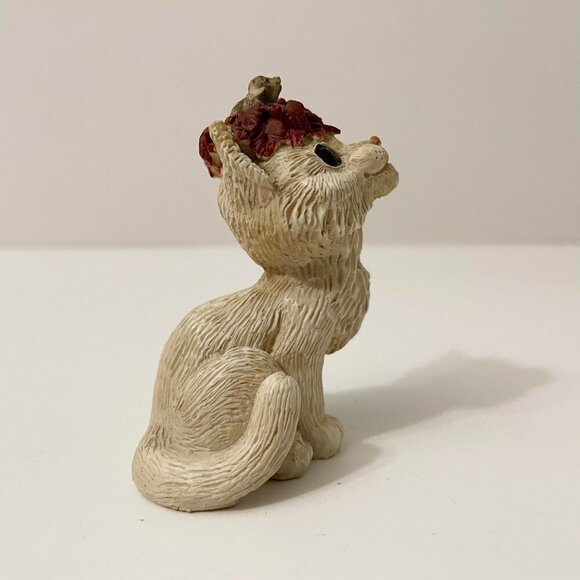 Vtg 1992 Kathy Wise Cats Kittens with Mouse Enesco Flaws - Picture 7 of 16